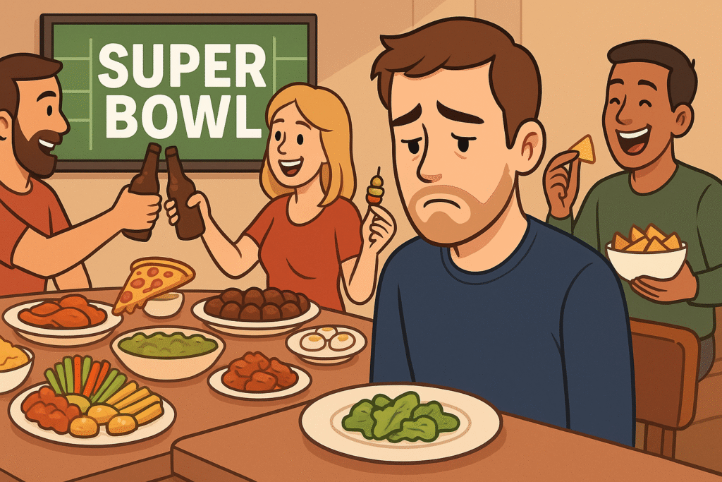 Sad Food Superbowl